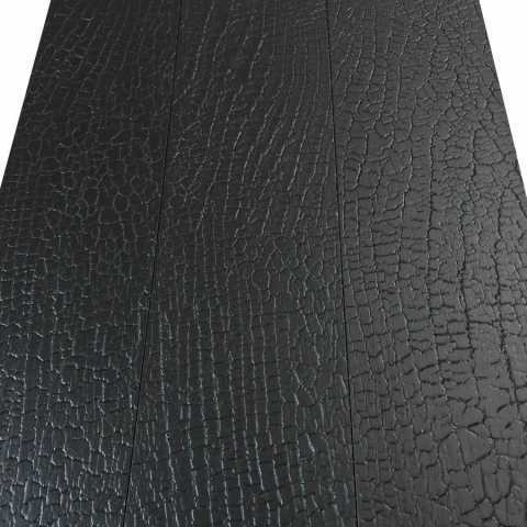 Rovere inciso carbonizzato nero